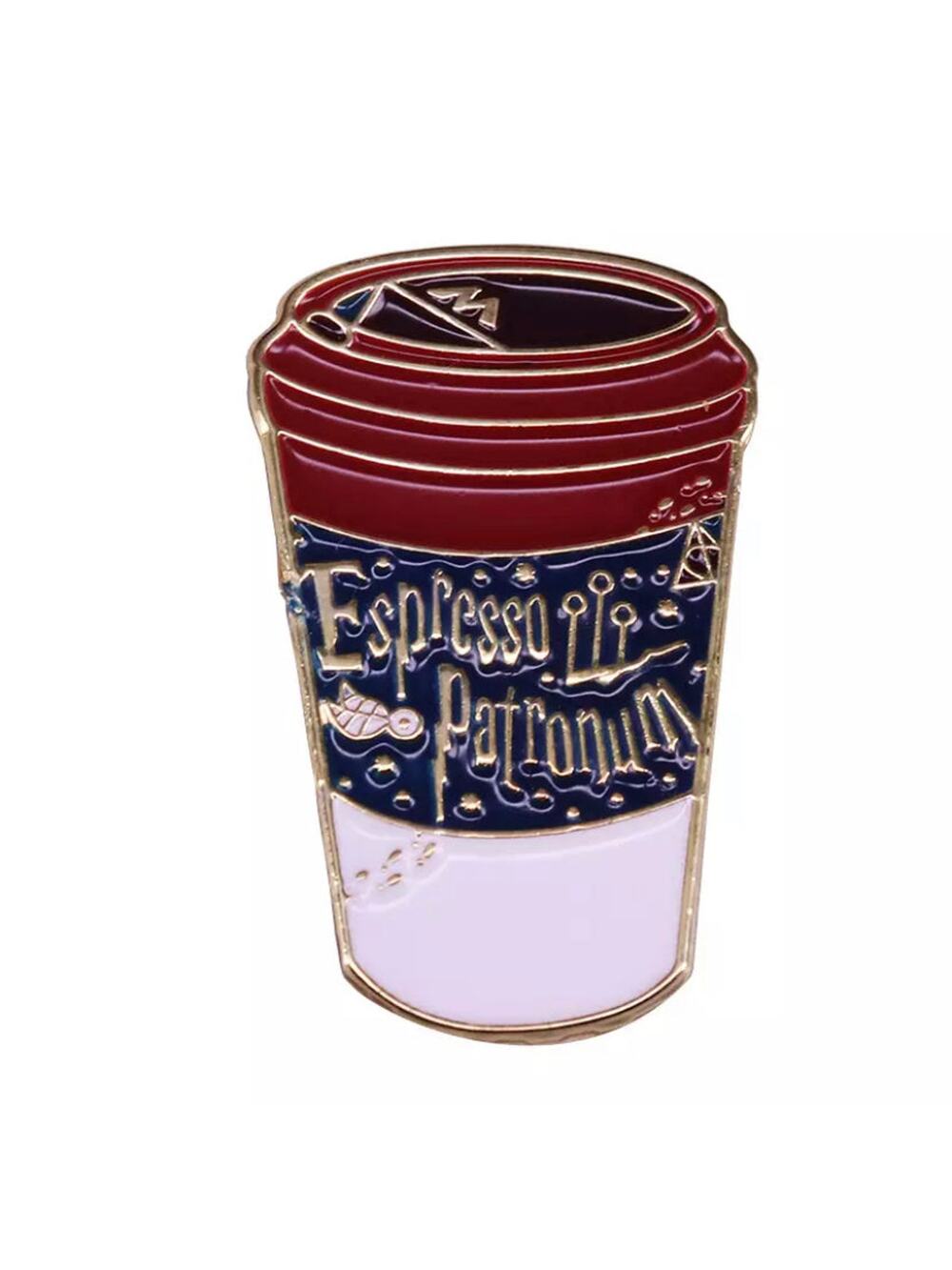 Harry Potter "Espresso Patronum" Coffee Cup Enamel Pins 232